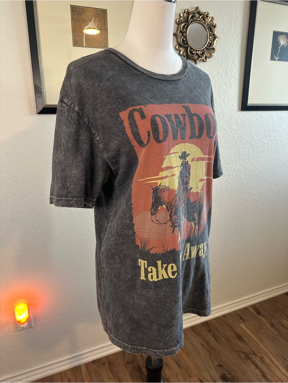 Cowboy Take Me Away Graphic T-shirt - Picture 2 of 6